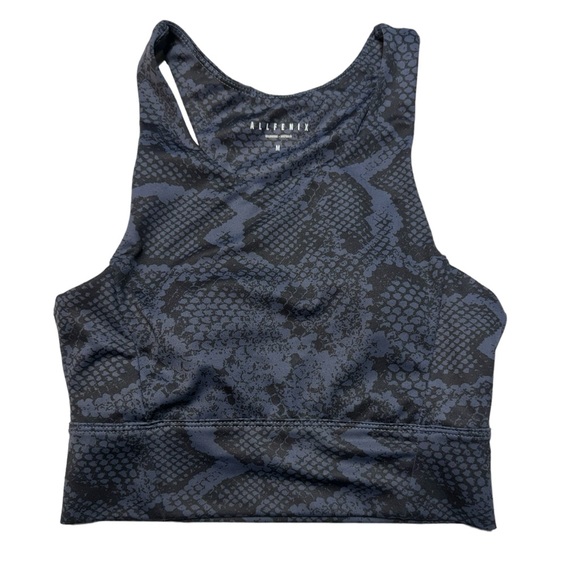 Anthropologie Other - All Fenix Anthropologie Snake Print Longline Racerback Sports Bra Size Medium